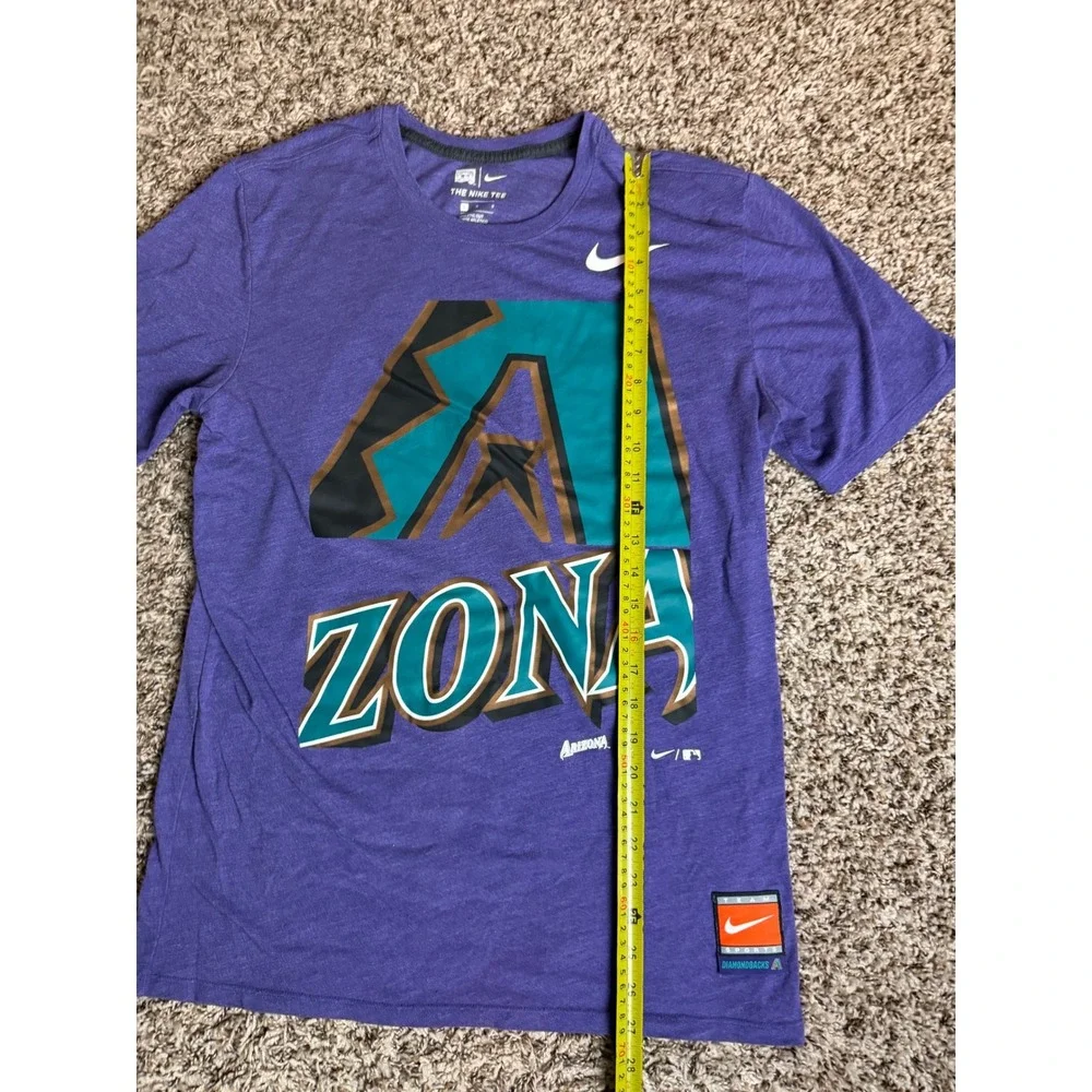 Nike Arizona Diamondbacks MLB Purple Zona Graphic T-Shirt Mens Large 34215X-DB5